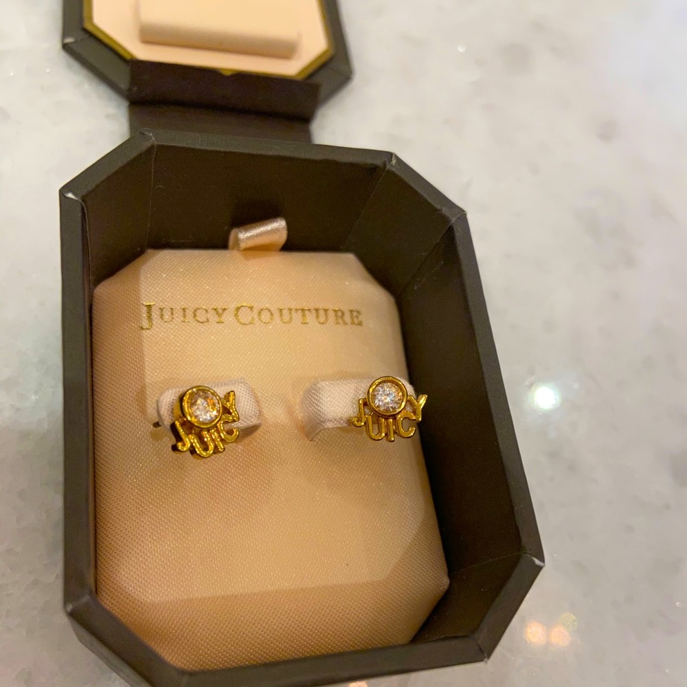 Juicy Couture Diamond stud earrings